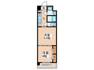 プランドール天王寺SOUTHの物件間取画像